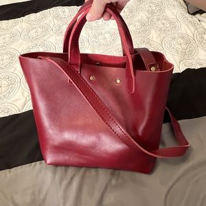 NWOT Mini Portland Leather Goods Crossbody Tote